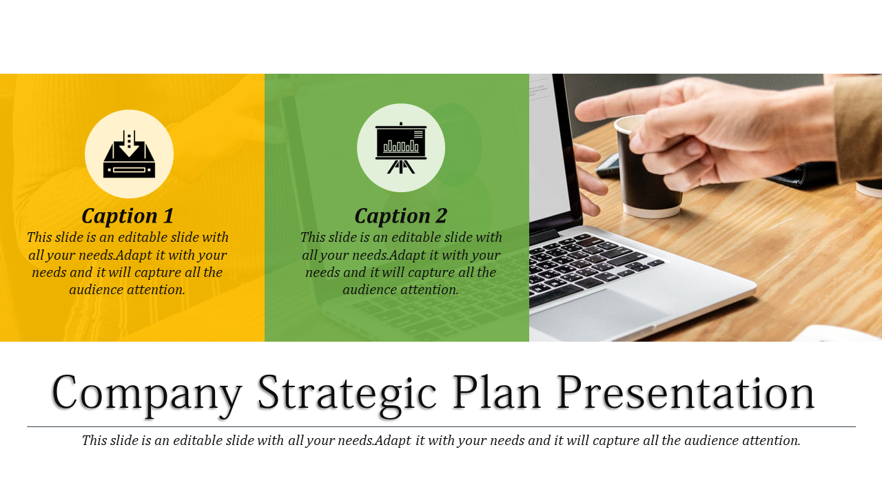 Free - Editable Company Strategic Plan Template Presentation